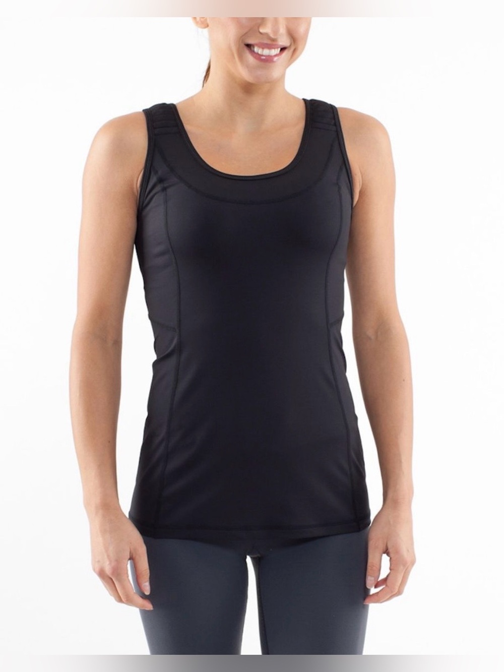 Women’s Black Performance Tank Top - Sleek Activewear